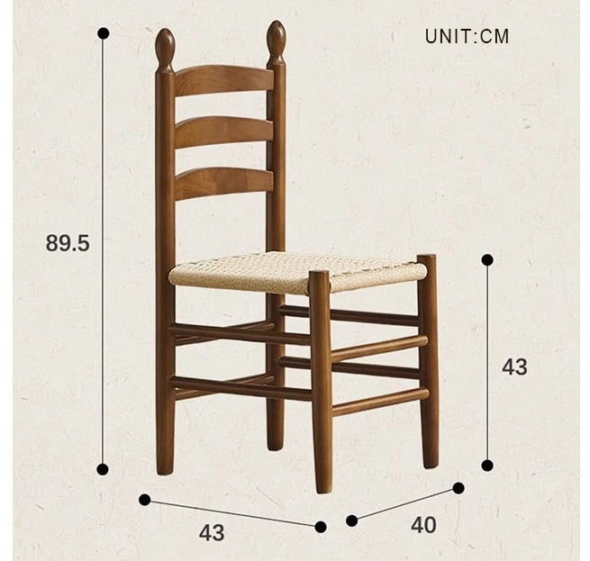 Charlotte Dining Chair, Rattan