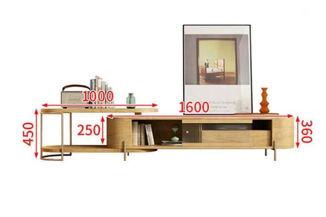 Amanda Living Room Set, Amanda Coffee Table and TV Stand, Light Oak