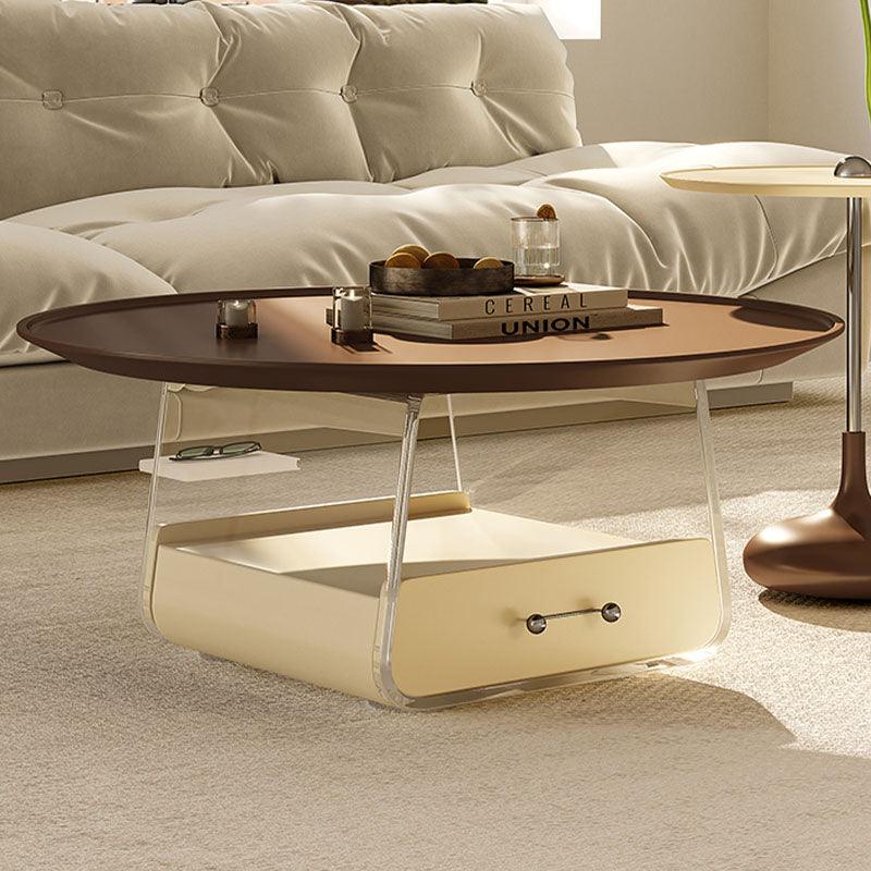 Meral Stylish Coffee Table Set, Stainless Steel