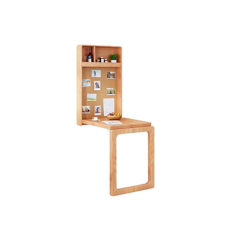 Pearl Happy Family Foldable Dining Table, Light Oak With Damage