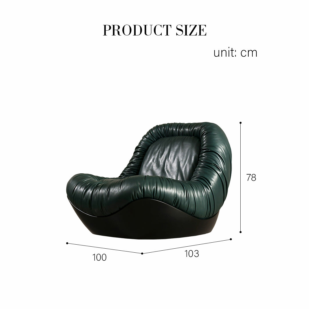 Moreau Barret Lounge Chair, Swivel Chair