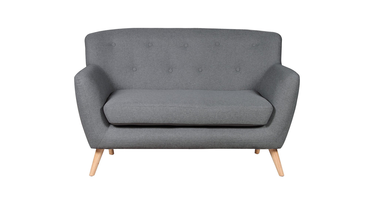 22 - 1327 Light - TF Fabric 2 Seat Sofa