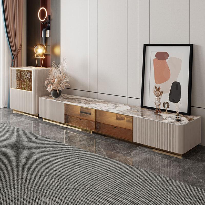 Eden II Living Room Coffee Table Set, TV Stand