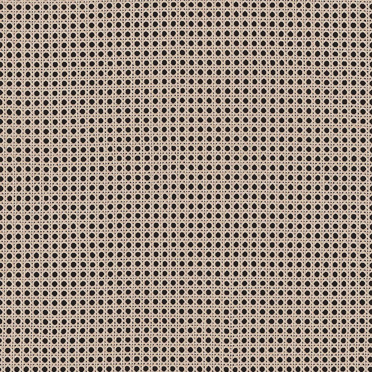 Cestino Coffee Table with 1 Drawer in Jackson Hickory Oak and Rattan Effect