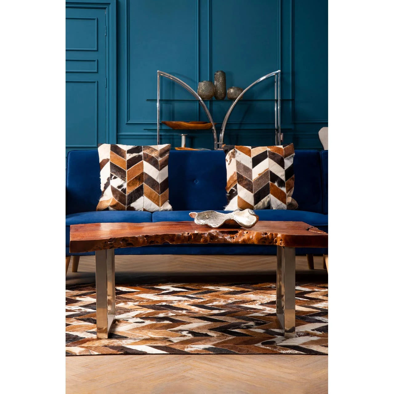 Surak Longan Wood Live Edge Coffee Table