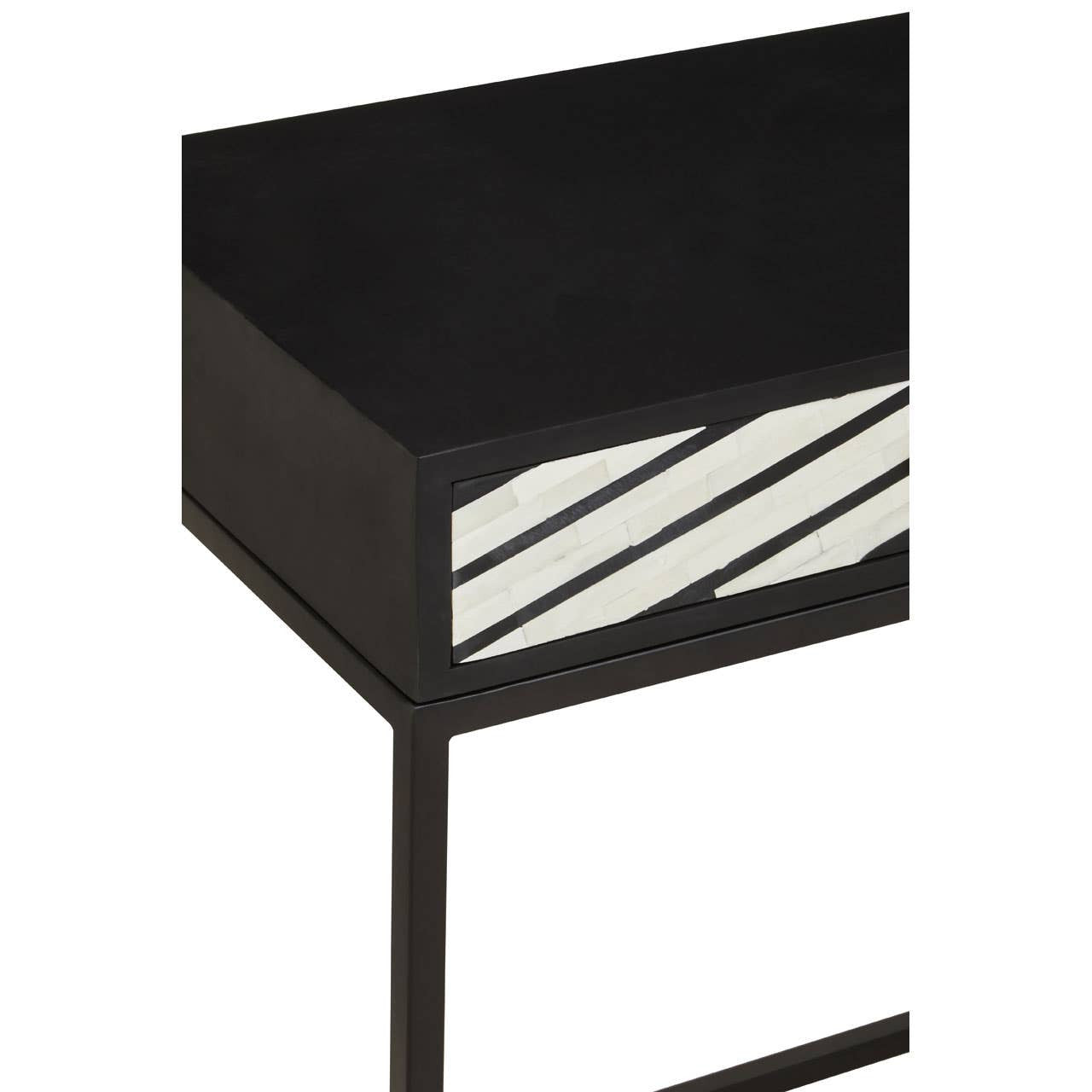 Fusion Two Drawers with Bone Inlay Console Table