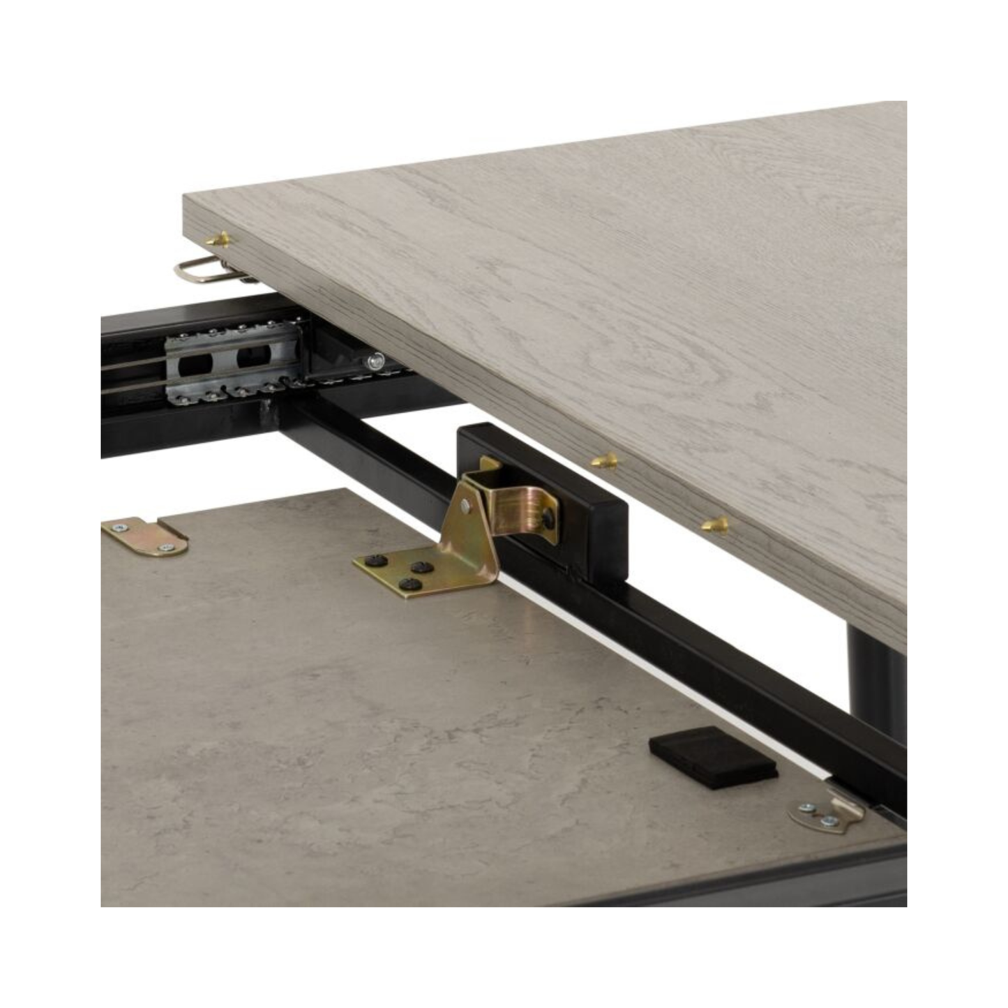 Avery Extending Dining Table – Concrete & Grey Oak Effect