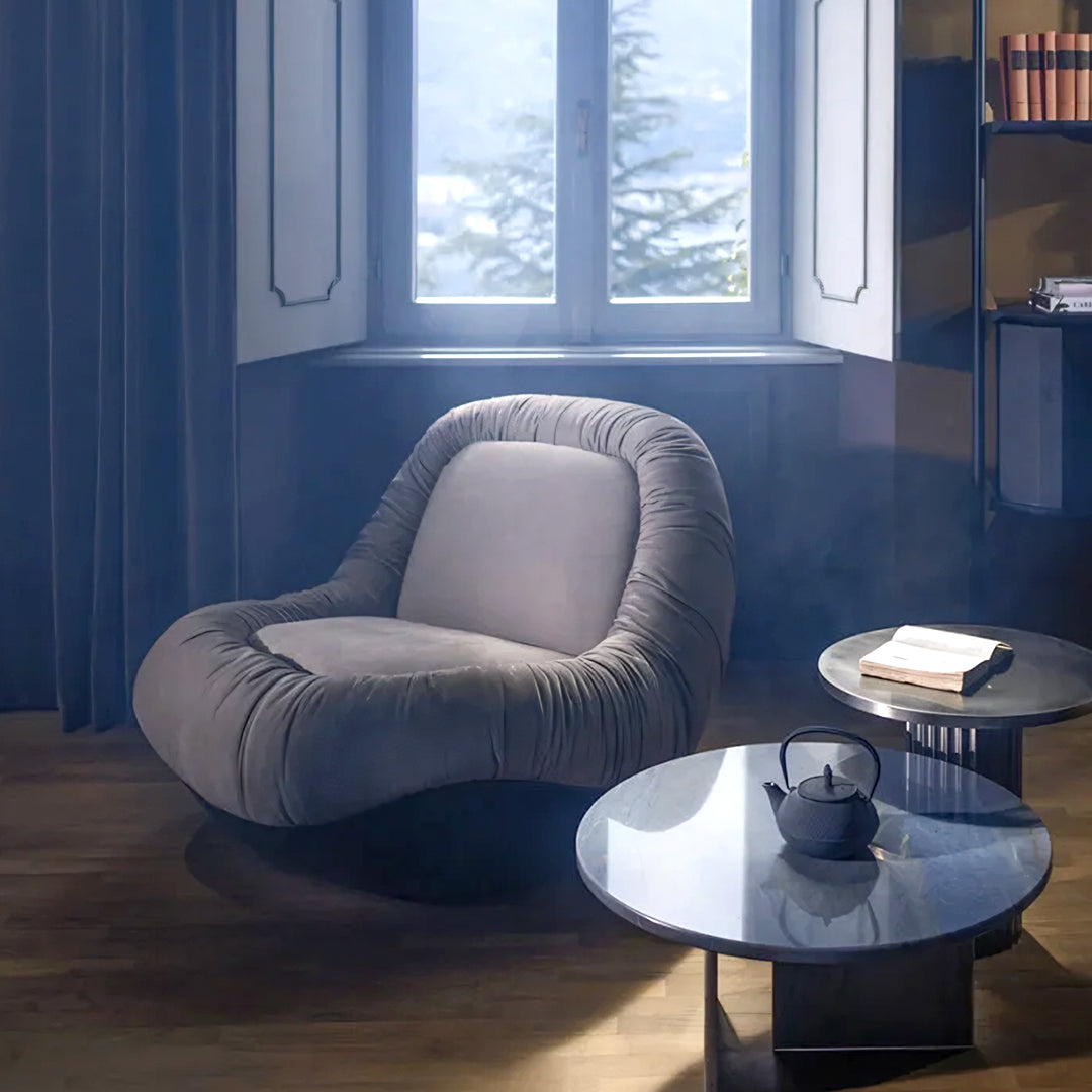 Moreau Barret Lounge Chair, Swivel Chair