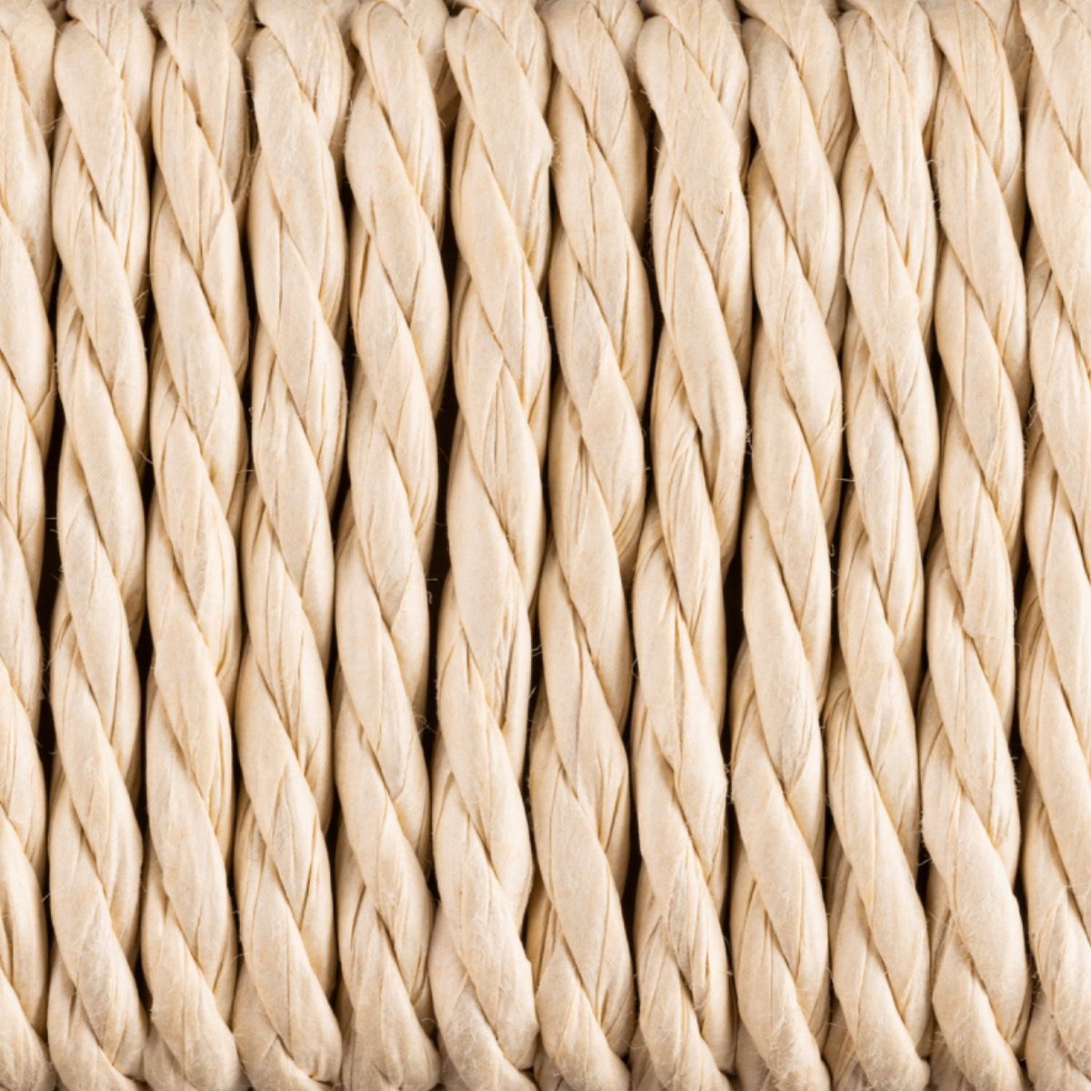 Alvin Weaved Stool in Off White