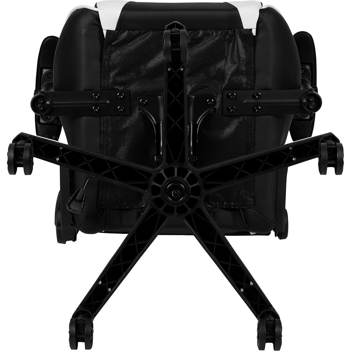 X20 Black & White Faux Leather Racer Style Gaming Office Chair