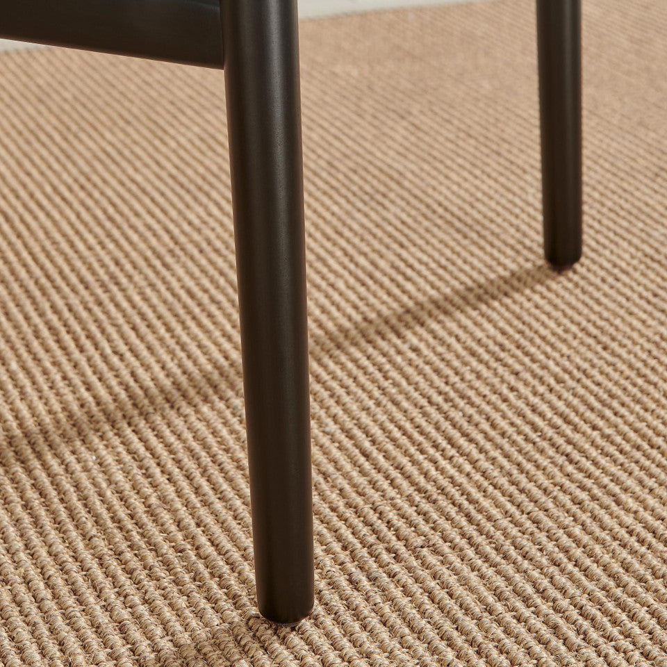 Leif Wood Rectangular Extending Table & 4 Caia Black Wishbone Oak Dining Chairs