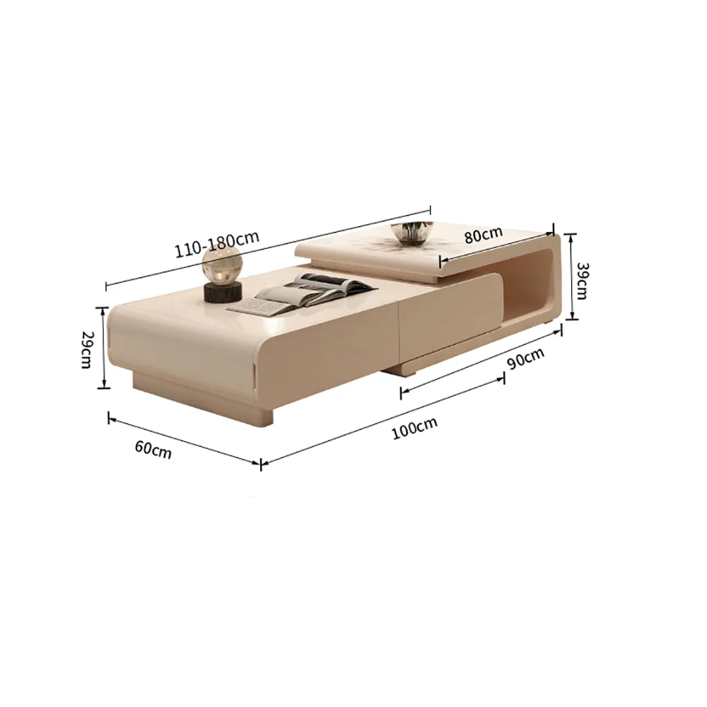 Luxury Modern Coffee Table – Glamorous Design with Premium Finish | Unique Living Room Furniture Muebles Para El Hogar