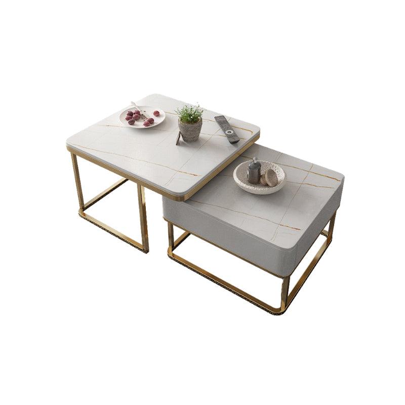 Lorelei Nesting Coffee Table Set, Sintered Stone
