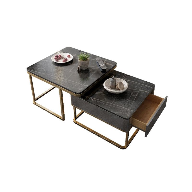 Lorelei Nesting Coffee Table Set, Sintered Stone