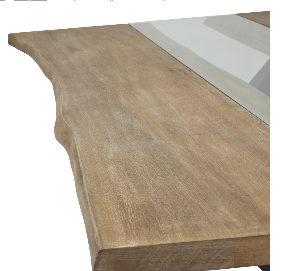 Live Edge Collection Light Acacia River Dining Table