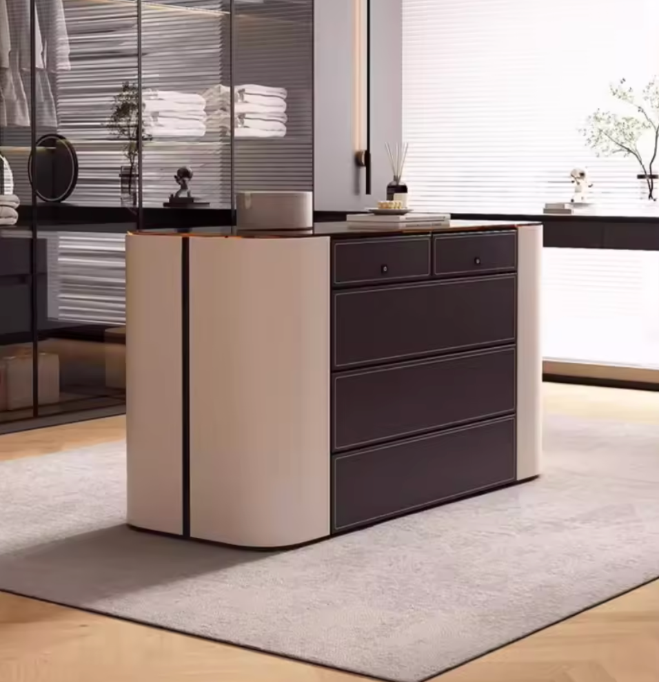 Modern 6-Drawer Bedroom Chest– Make up Storage Display Cabinet