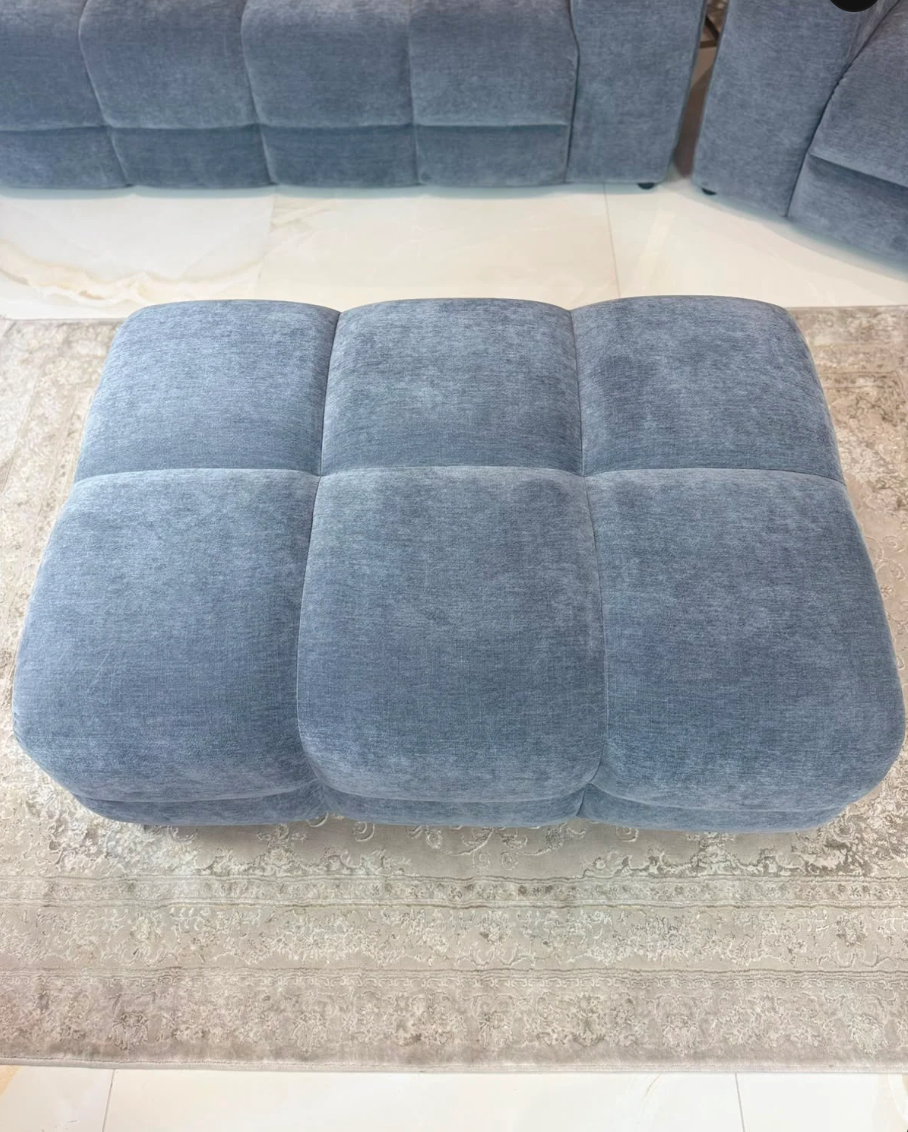 Jacob Sofa Grey Footstool