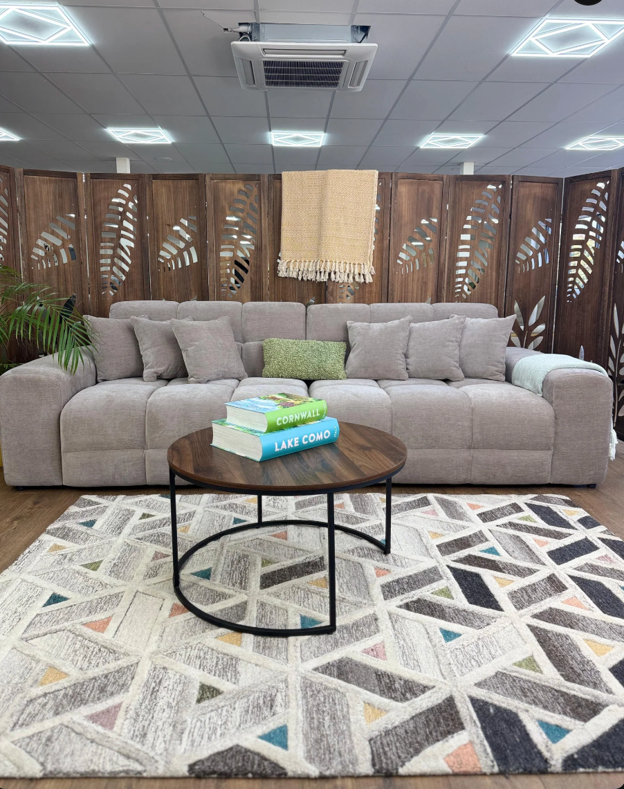Jacob Sofa Latte 4 Seater