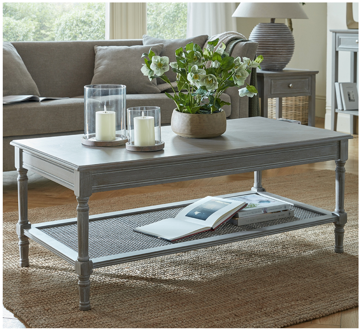 The Serene Rattan Collection Coffee Table
