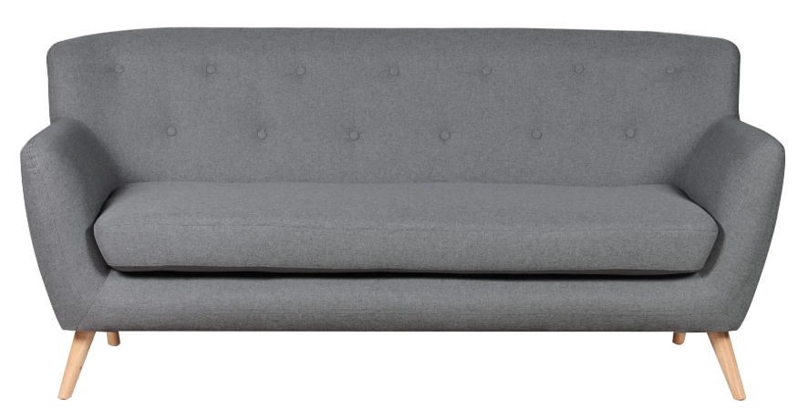 Light - TF Fabric 3 Seat Sofa