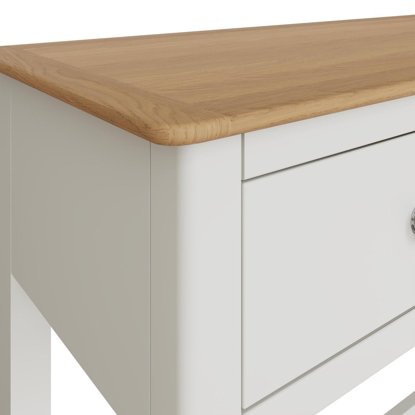 Taberno 2 Drawer Dressing Table in Linen White