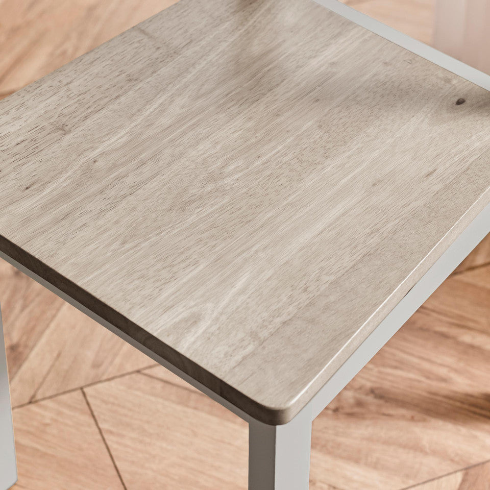 Salcombe Extending Light Grey Wooden Table & 6 Whitby Dining Chairs