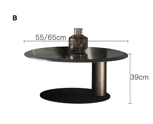 Gold Nesting Coffee Table, Gold