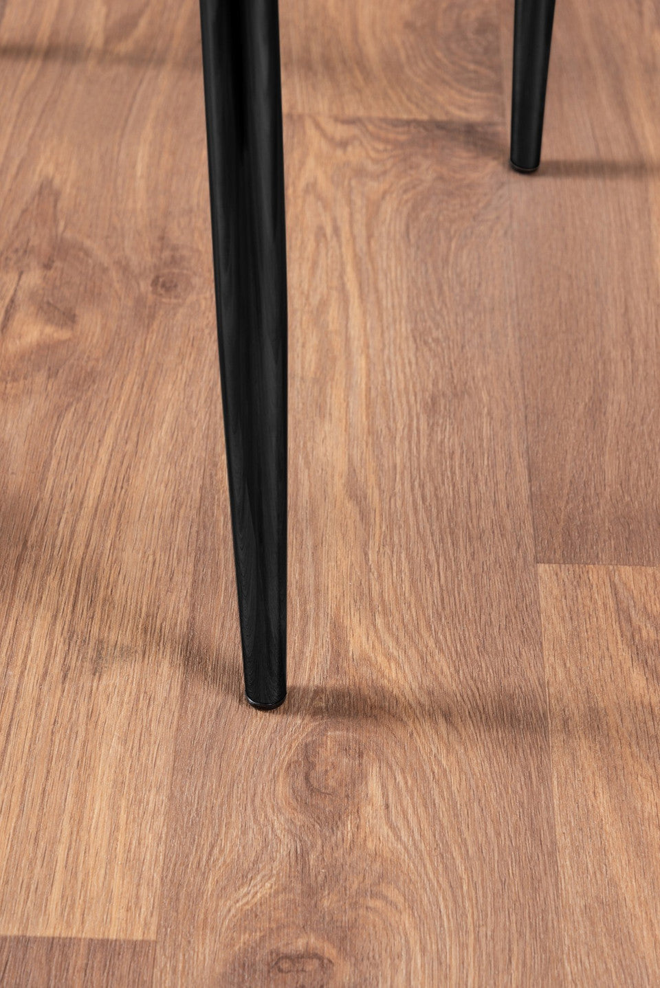 Andria Black Leg Marble Effect Dining Table and 6 Milan Black Leg Chairs