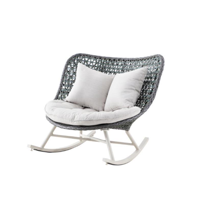 Temescal Rattan Garden Rocking Chair, Indoor/ Outdoor Furniture