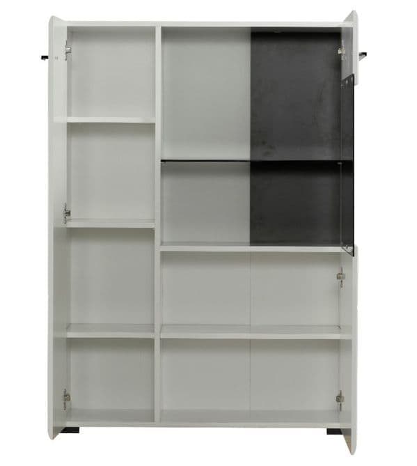 Terrento White Short Display Cabinet