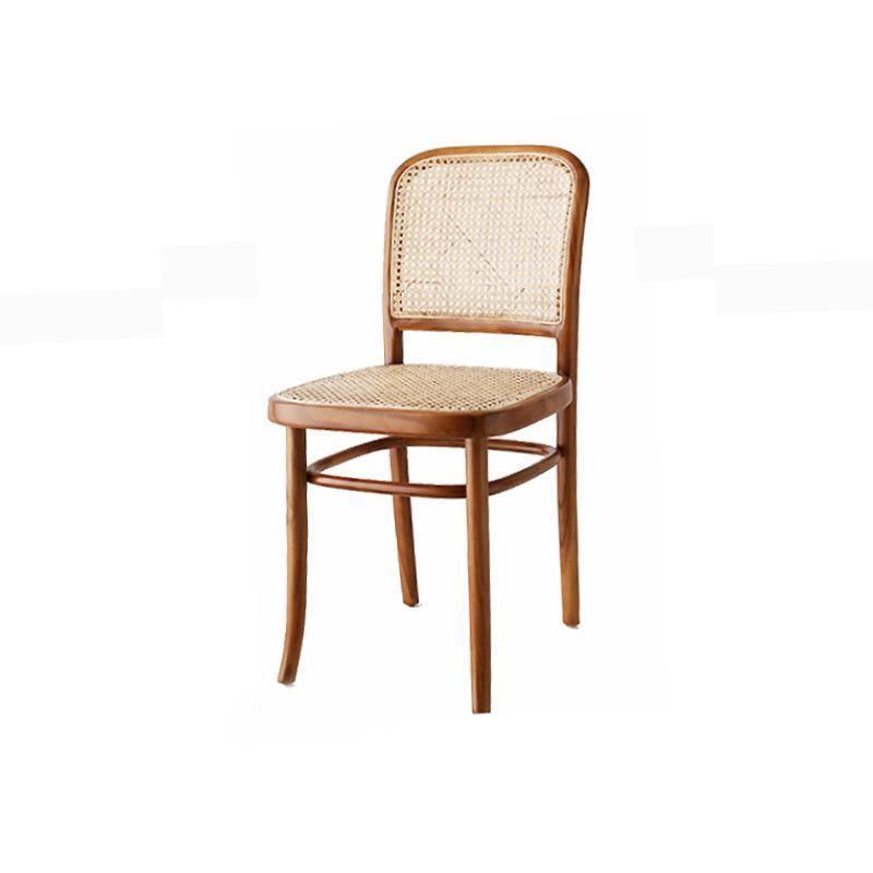 Vanesa Rattan Dining Chair, Oak