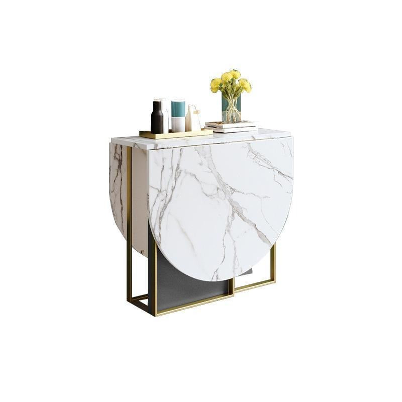 COSCO Modern Folding Dining Table, Green & Grey