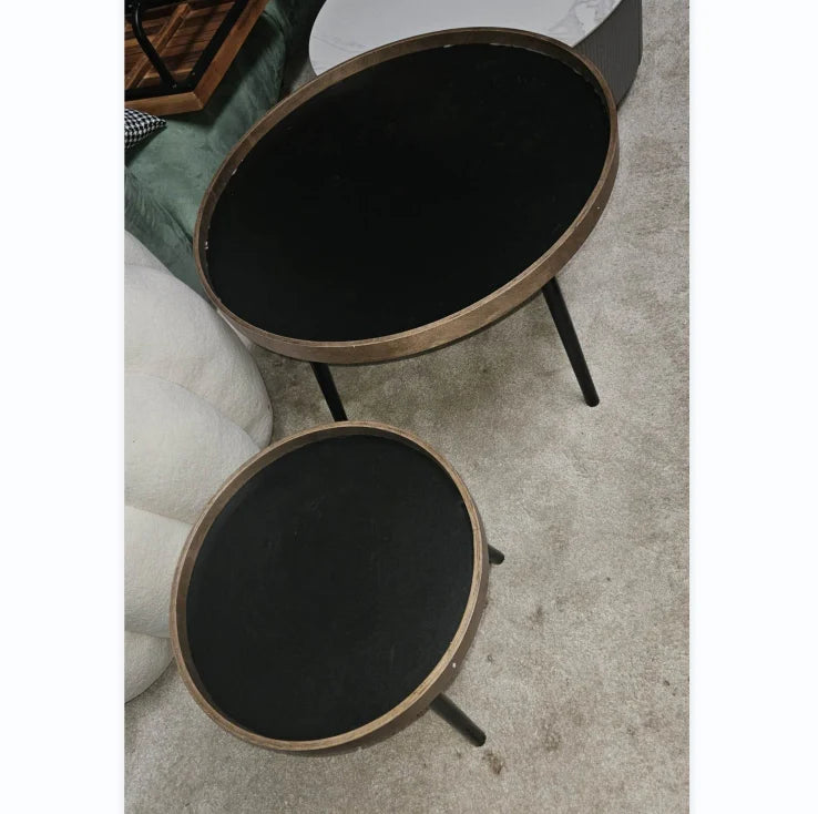 C163 Nesting Coffee Table Set, For Display