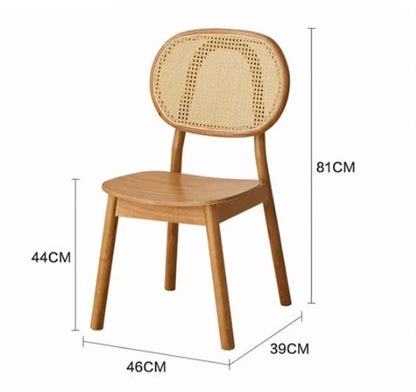 Fanny Dining Chair, Rattan