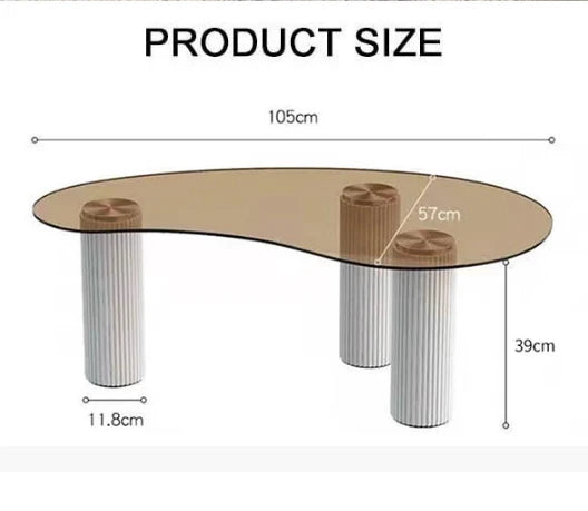 Lunar Coffee Table Glass