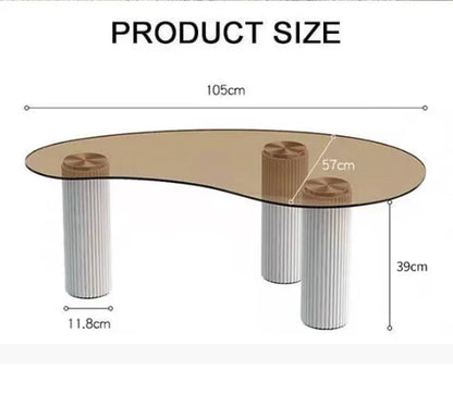 Lunar Coffee Table Glass