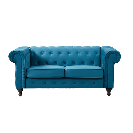 VF Velvet 2 Seat Chesterfield Sofa