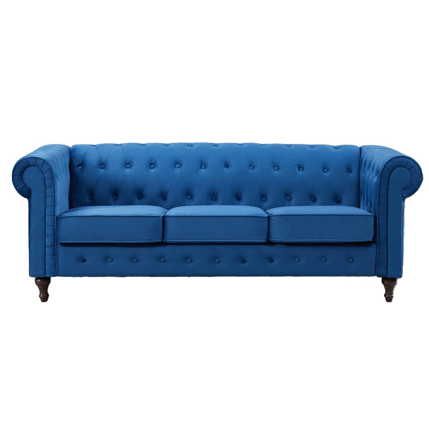 VF Velvet 3 Seat Chesterfield Sofa