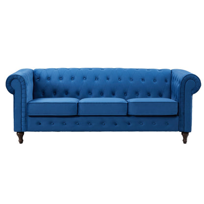 VF Velvet 3 Seat Chesterfield Sofa