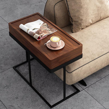 Hay Storage Side Table, Walnut