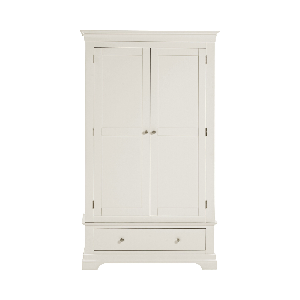 Bordeaux 2 Door Ivory Wardrobe – Elegant Storage Solution
