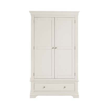 Bordeaux 2 Door Ivory Wardrobe – Elegant Storage Solution