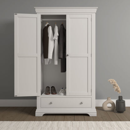 Bordeaux 2 Door Ivory Wardrobe – Elegant Storage Solution