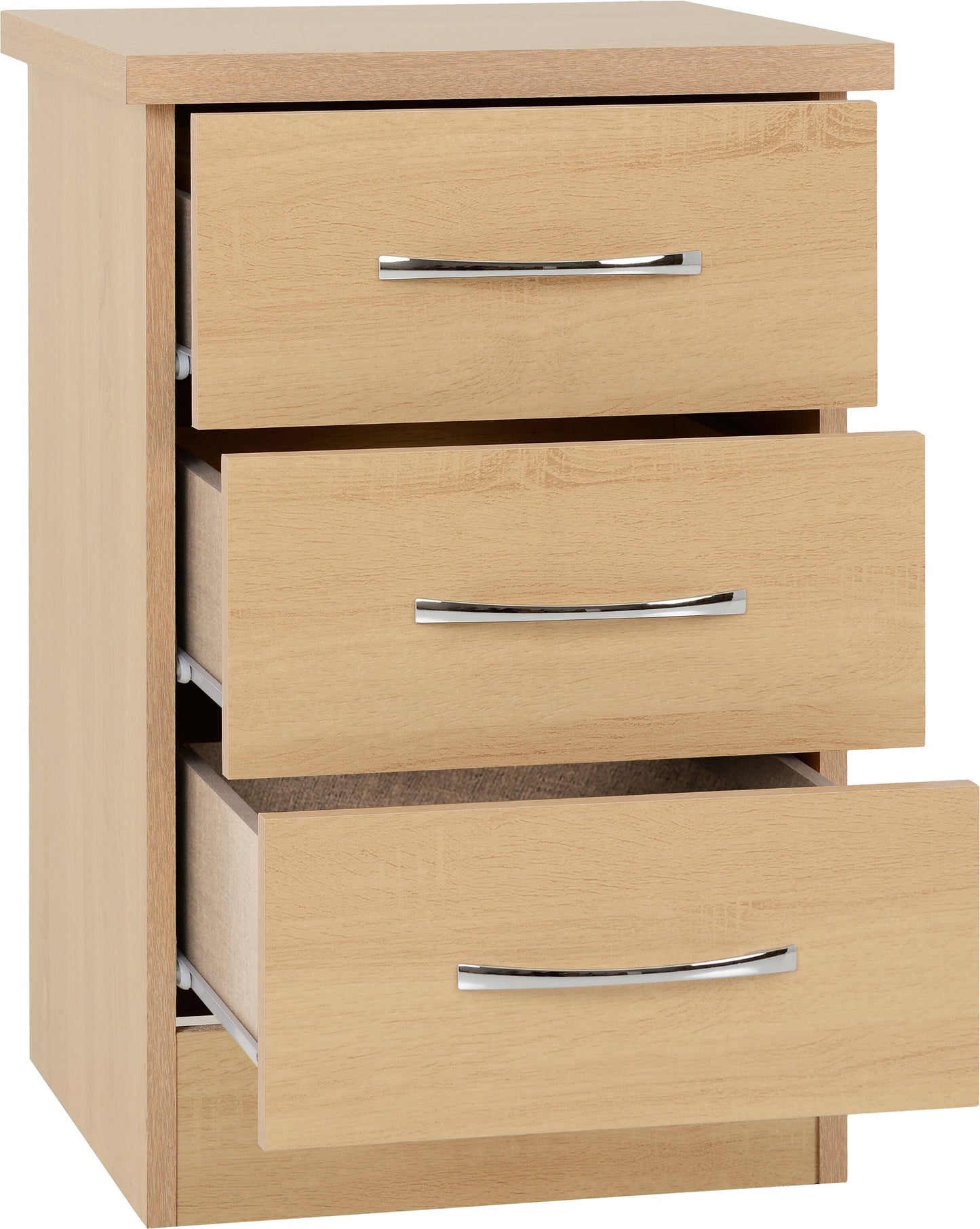 Nevada 2 Door 1 Drawer Wardrobe - Sonoma Oak Effect