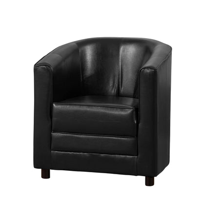 PU Faux Leather Tub Chair