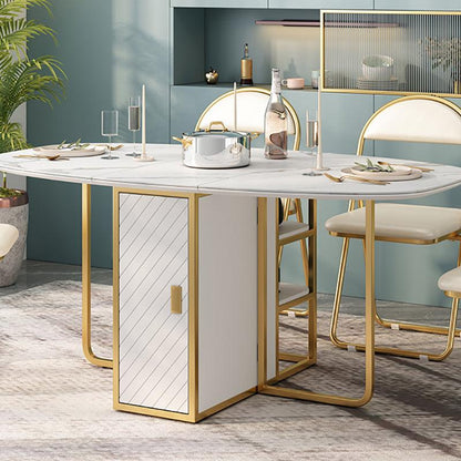 Acacia Folding Extendable Dining Table