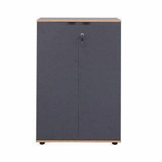 Adore Rio Anthracite Grey Office Filing Cabinet with Lockable Storage