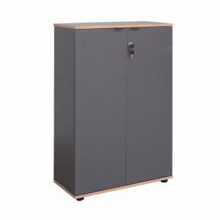 Adore Rio Anthracite Grey Office Filing Cabinet with Lockable Storage