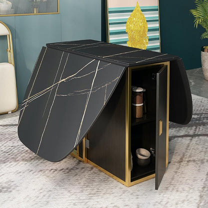 Acacia Folding Extendable Dining Table