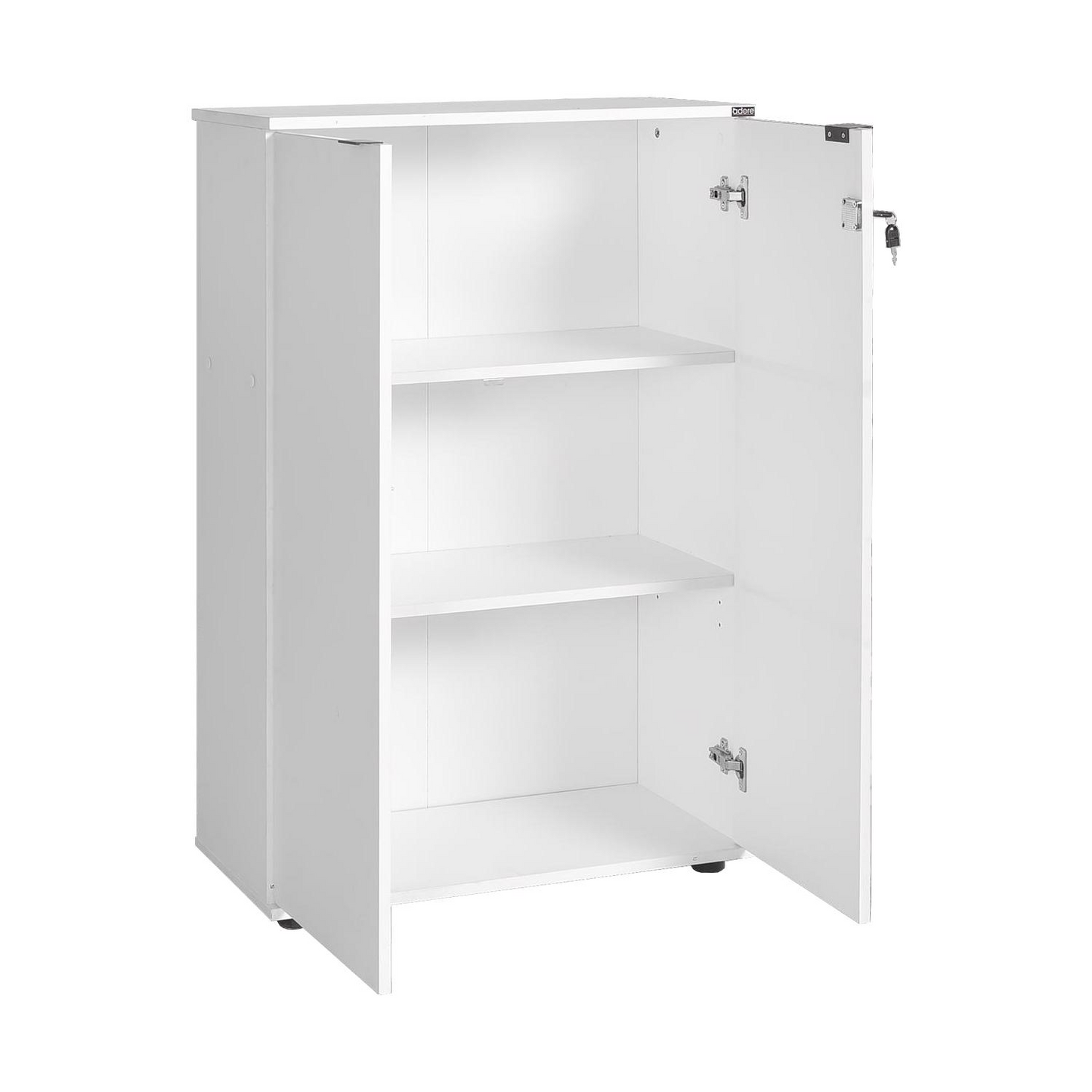 Rio Matt White Office Filing Cabinet with Lockable Storage